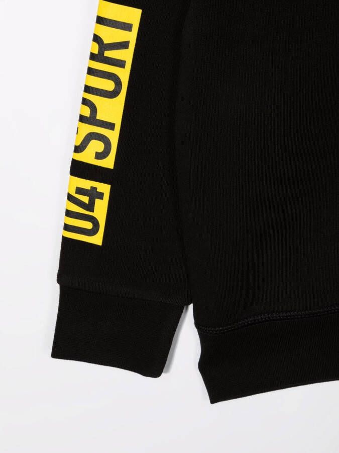 DSQUARED2 KIDS Jack met print Zwart