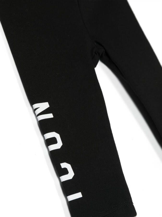 DSQUARED2 KIDS Legging met logoprint Zwart