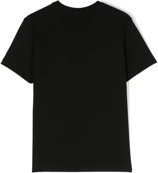 DSQUARED2 KIDS T-shirt met logopatch Zwart