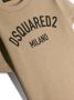 Dsquared2 Kids T-shirt met logoprint Beige - Thumbnail 3