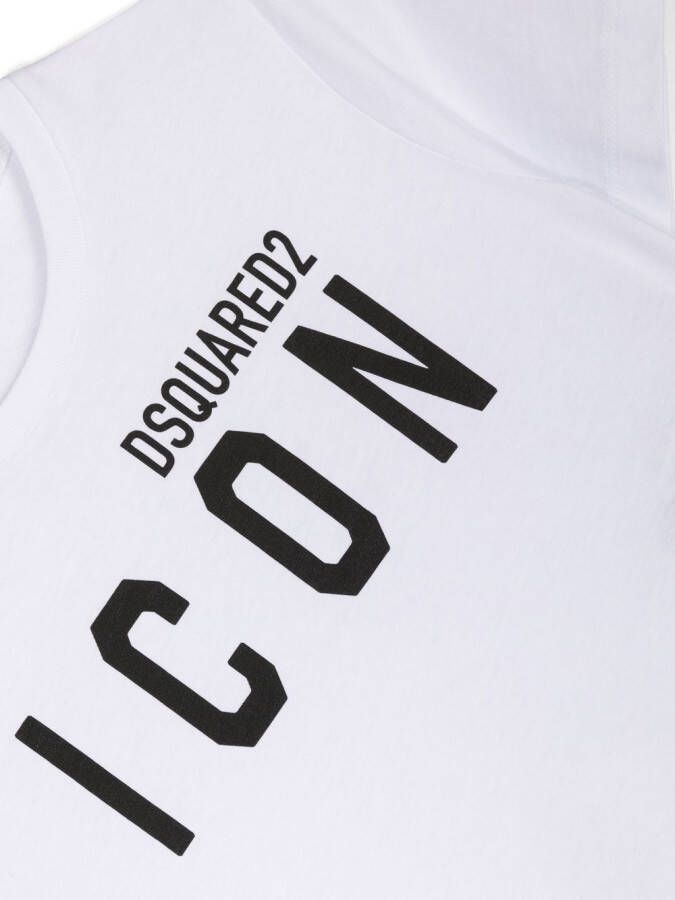 DSQUARED2 KIDS T-shirt met logoprint Wit
