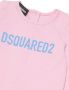 Dsquared2 Kids Romper met logoprint Roze - Thumbnail 3