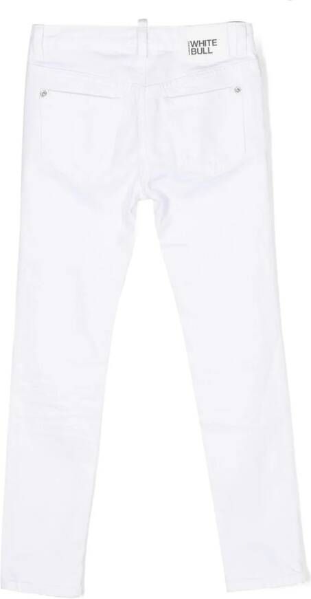 Dsquared2 Kids Straight jeans Wit