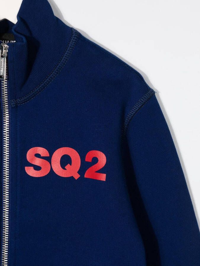 DSQUARED2 KIDS Sweater met logo Blauw
