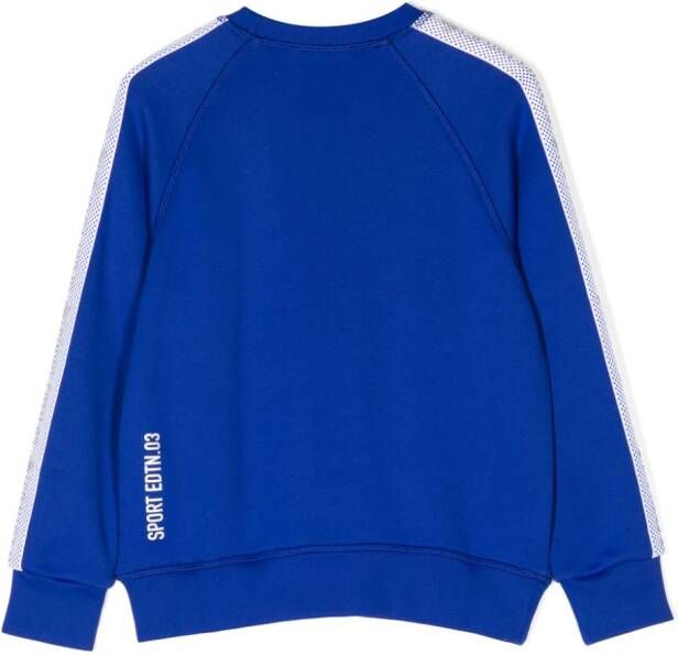 DSQUARED2 KIDS Sweater met logoband Blauw
