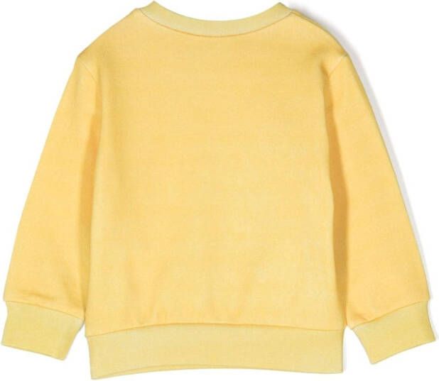 Dsquared2 Kids Sweater met logoprint Geel
