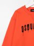 Dsquared2 Kids Sweater met logoprint Oranje - Thumbnail 3