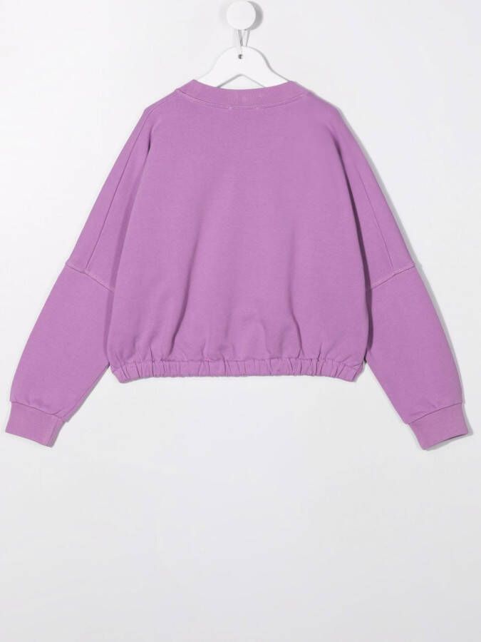 DSQUARED2 KIDS Sweater met logoprint Paars