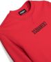 Dsquared sweater met logo rood Logo 104 | Sweater van - Thumbnail 2