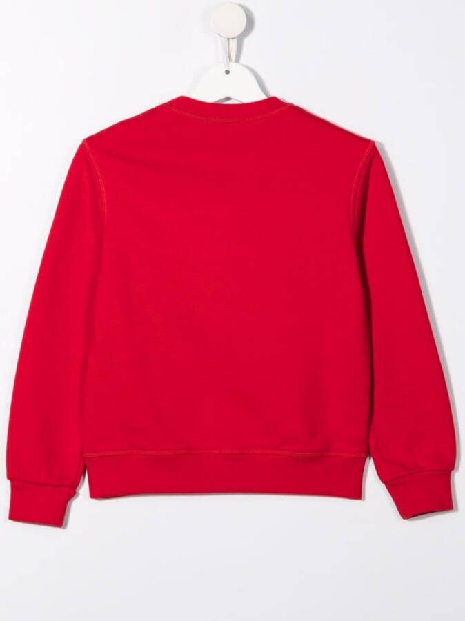 DSQUARED2 KIDS Sweater met logoprint Rood