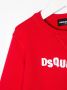 Dsquared2 Kids Sweater met logoprint Rood - Thumbnail 3