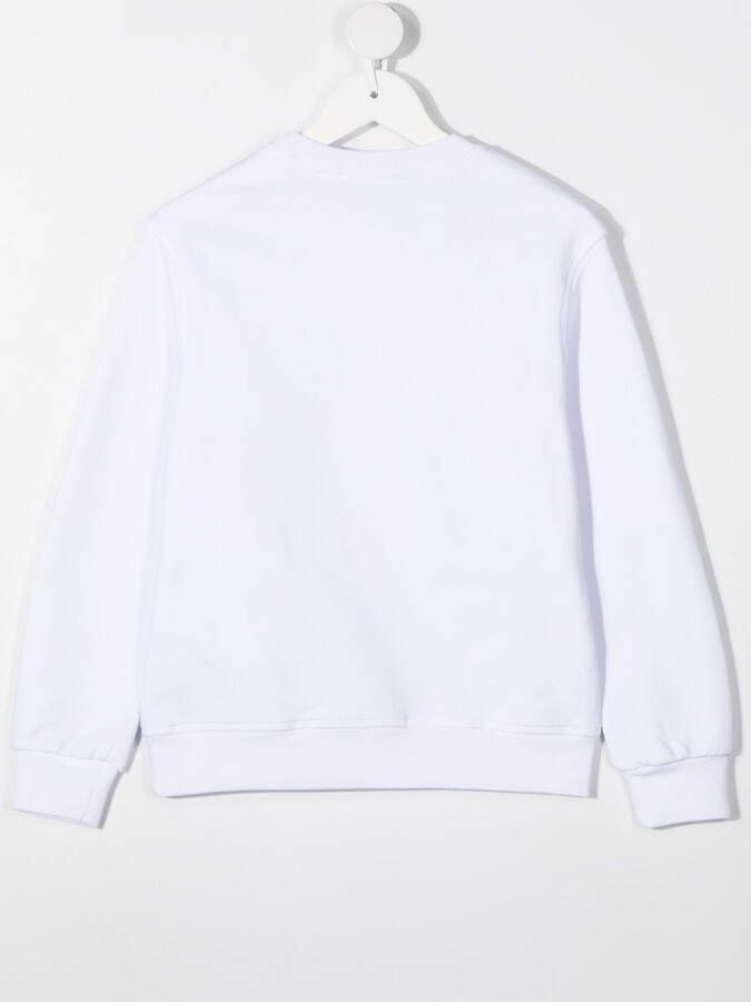 DSQUARED2 KIDS Sweater met logoprint Wit