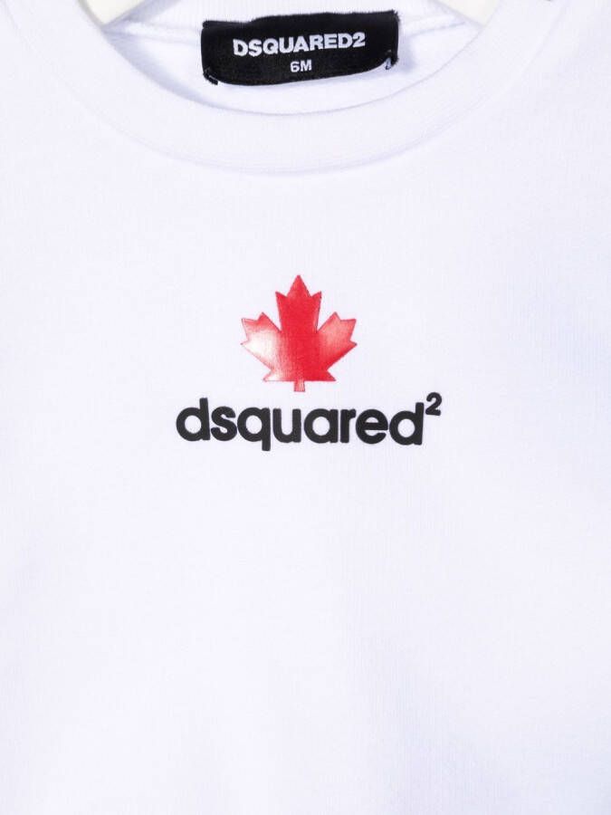 DSQUARED2 KIDS Sweater met logoprint Wit