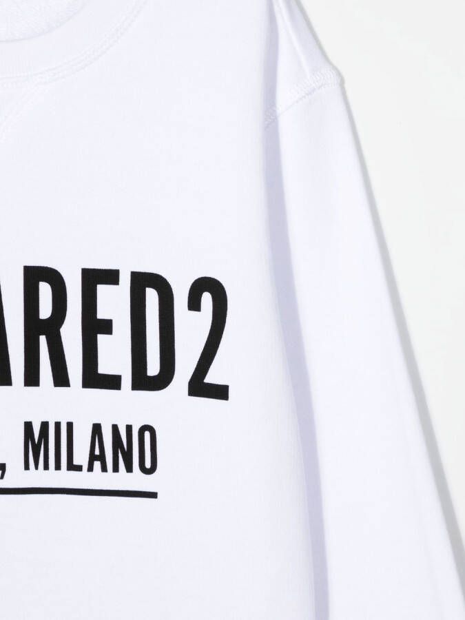 DSQUARED2 KIDS Sweater met logoprint Wit