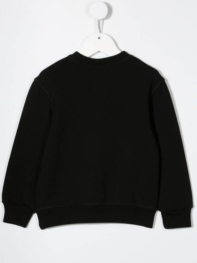 DSQUARED2 KIDS Sweater met logoprint Zwart