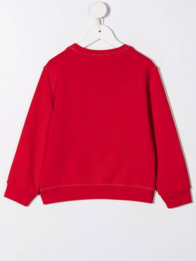 DSQUARED2 KIDS Sweater met print Rood