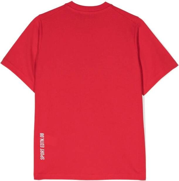Dsquared2 Kids T-shirt met logoprint Rood