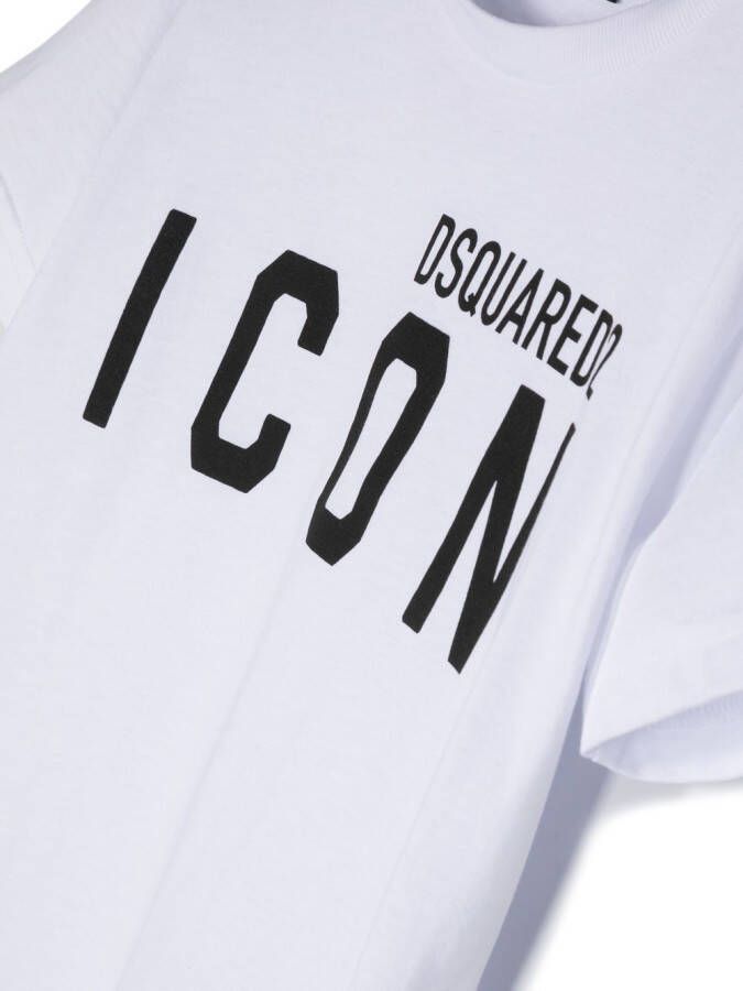 DSQUARED2 KIDS T-shirt met logoprint Wit