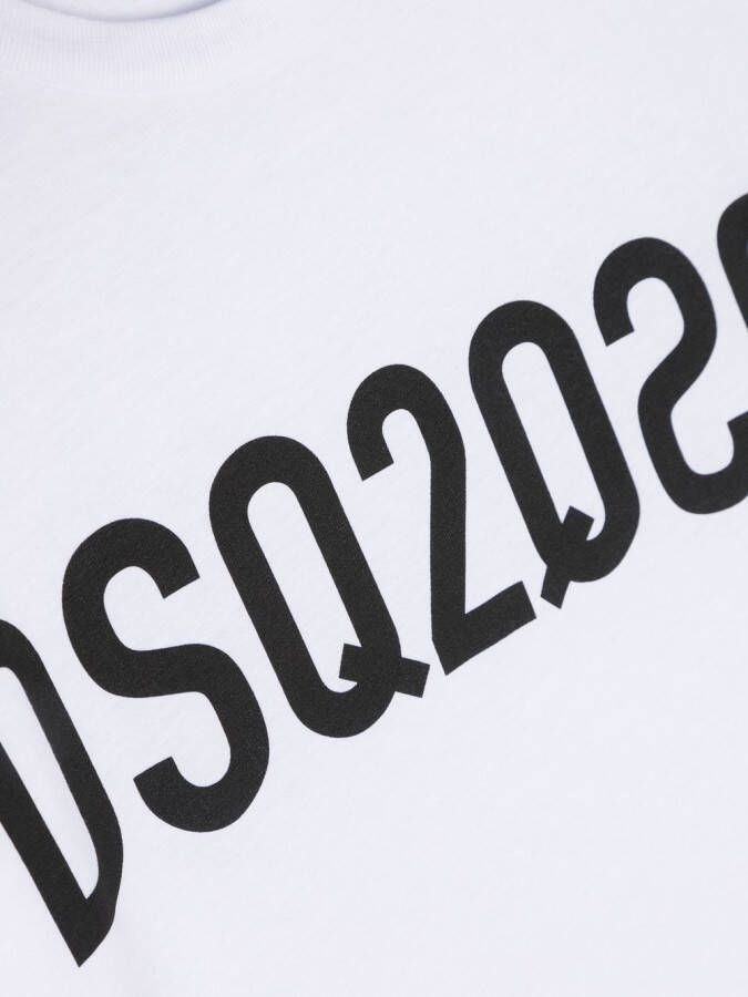 DSQUARED2 KIDS T-shirt met logoprint Wit