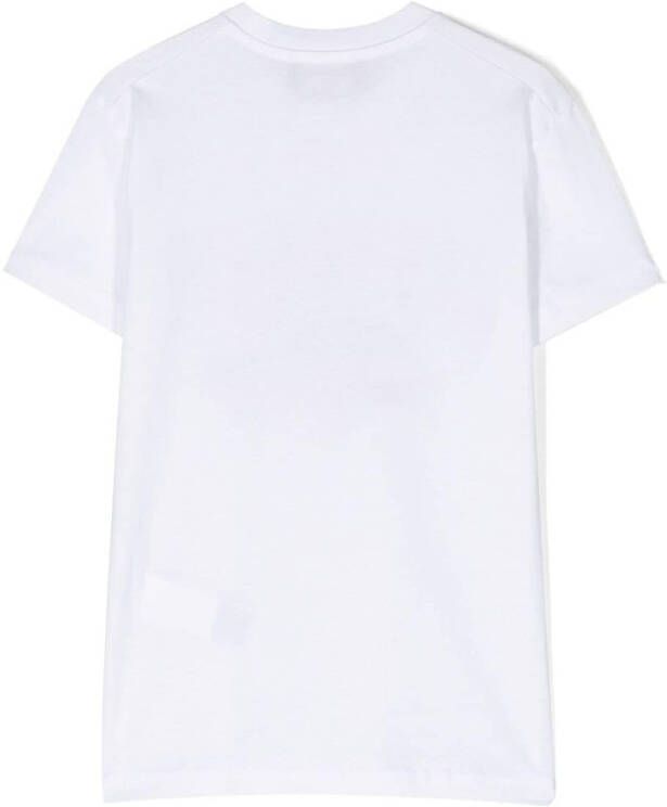 DSQUARED2 KIDS T-shirt met logoprint Wit