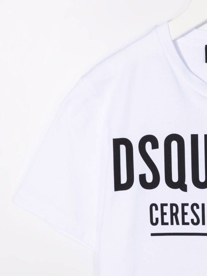 DSQUARED2 KIDS T-shirt met logoprint Wit