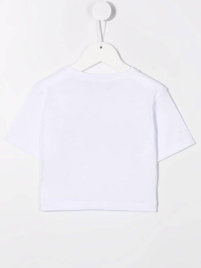 DSQUARED2 KIDS T-shirt met logoprint Wit