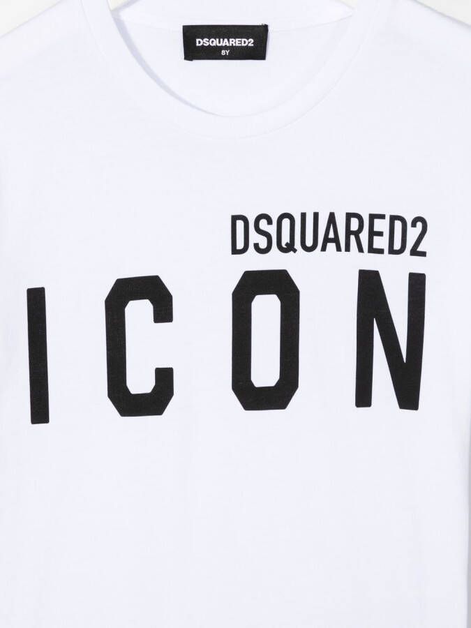 DSQUARED2 KIDS T-shirt met logoprint Wit