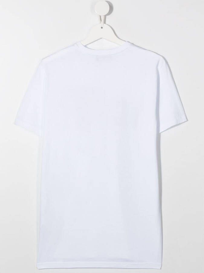 DSQUARED2 KIDS T-shirt met logoprint Wit