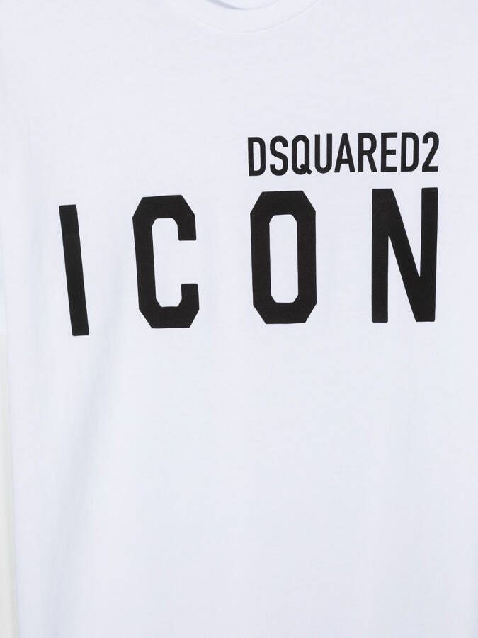 DSQUARED2 KIDS T-shirt met logoprint Wit