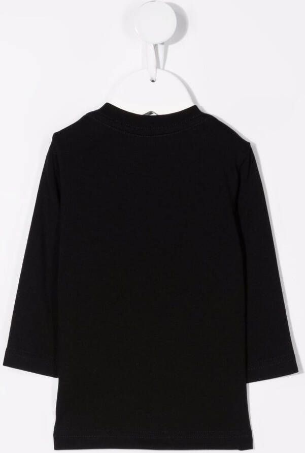 DSQUARED2 KIDS T-shirt met logoprint Zwart