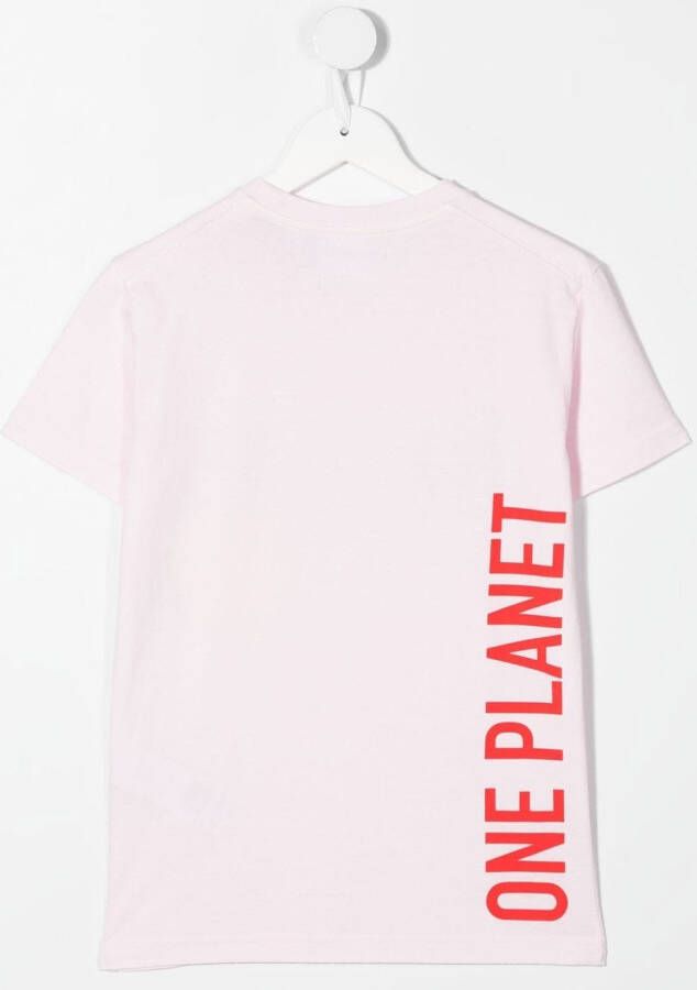 DSQUARED2 KIDS T-shirt met print Roze