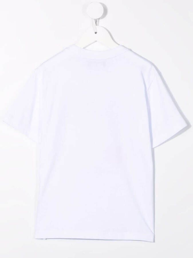DSQUARED2 KIDS T-shirt met print Wit