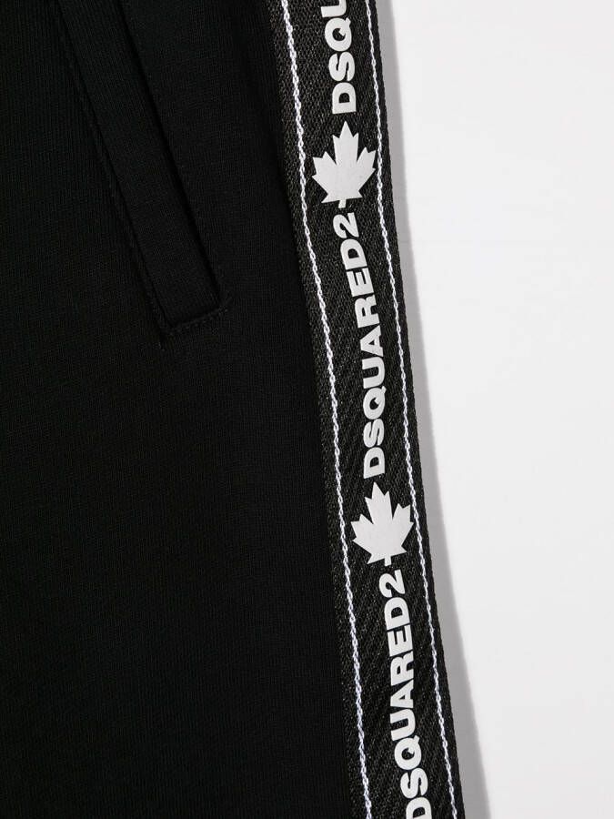 DSQUARED2 KIDS Trainingsbroek met logoband Zwart