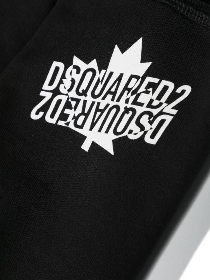 Dsquared2 Kids Trainingsbroek met logoprint Zwart