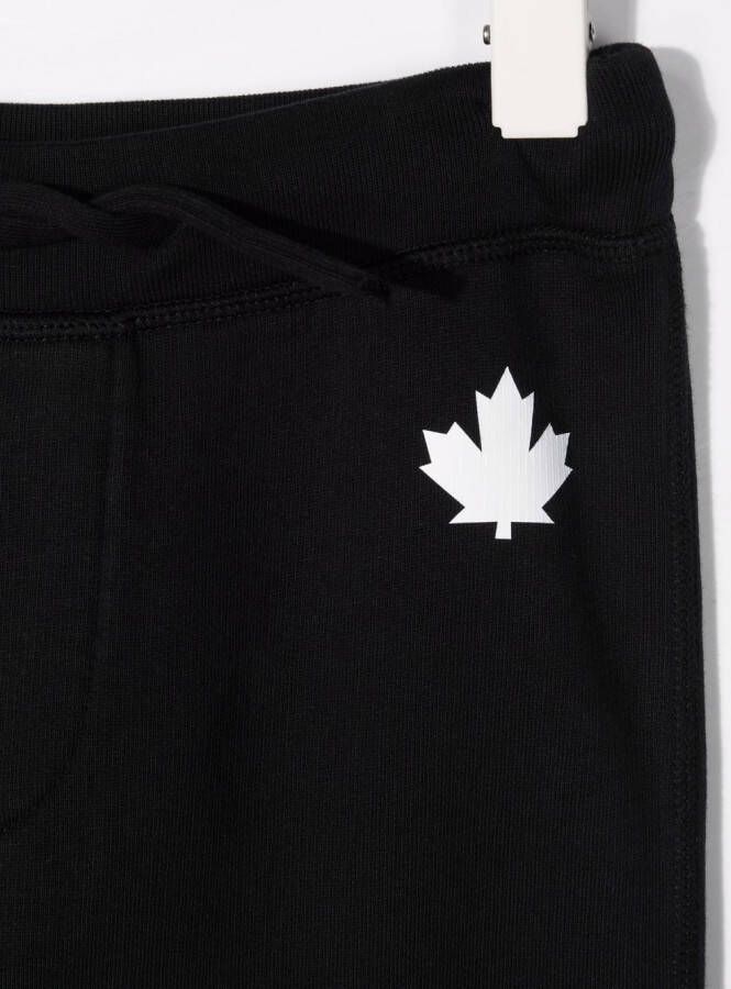 DSQUARED2 KIDS Trainingsbroek met logoprint Zwart