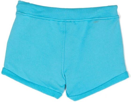DSQUARED2 KIDS Trainingsshorts met logoprint Blauw