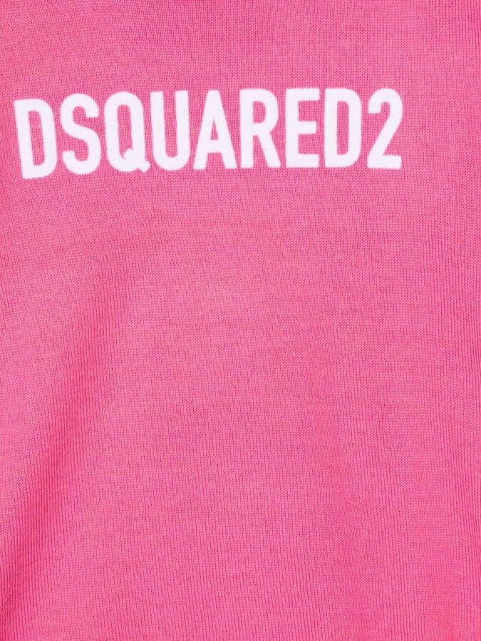 Dsquared2 Kids Trui met ronde hals Roze