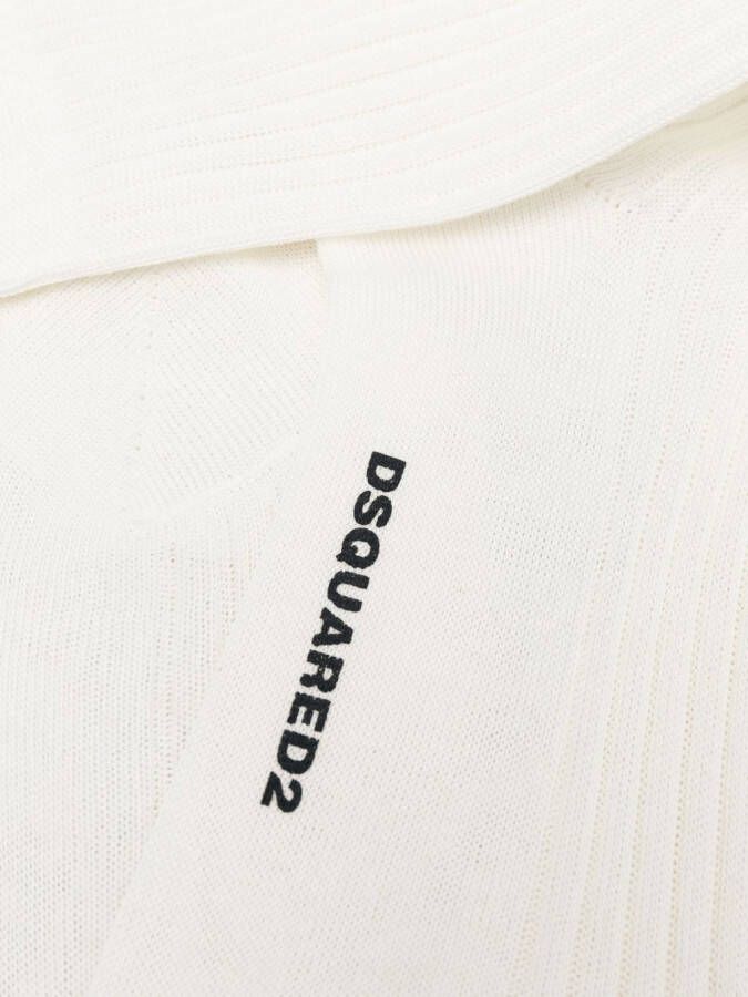 DSQUARED2 Sokken met logo Wit