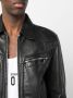 Dsquared2 leather biker jacket Zwart - Thumbnail 5