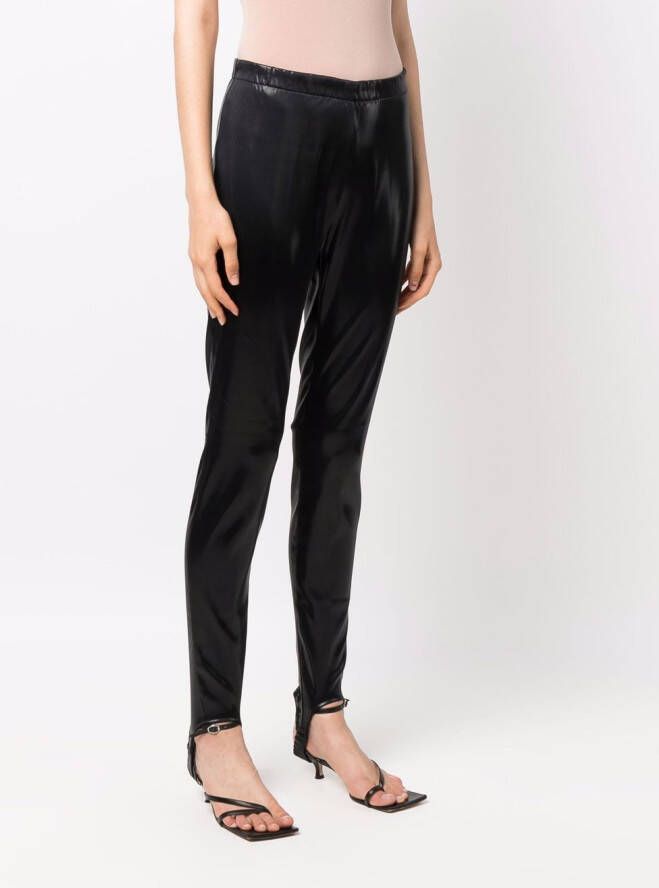 DSQUARED2 Legging van imitatieleer Zwart