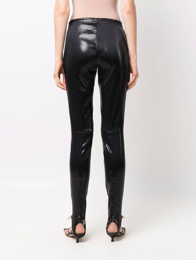 DSQUARED2 Legging van imitatieleer Zwart