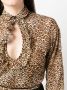 Dsquared2 leopard-print cut-out blouse Bruin - Thumbnail 5