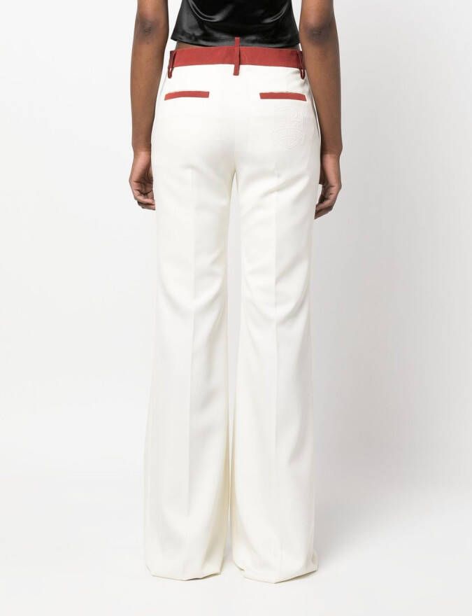 Dsquared2 Flared broek Wit