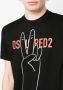 DSQUARED2 logo graphic-print T-shirt Zwart - Thumbnail 5