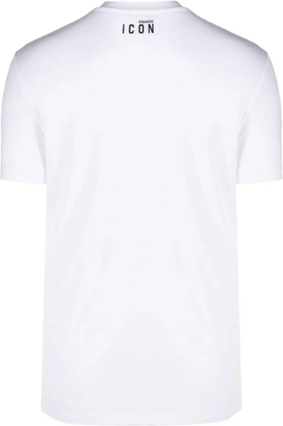 Dsquared2 T-shirt met logopatch Wit