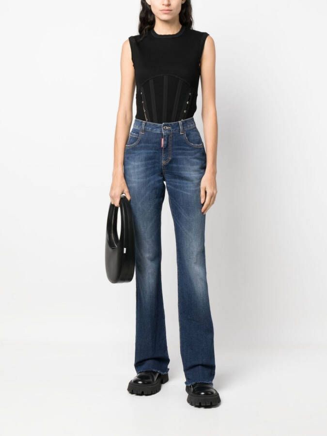 Dsquared2 Flared jeans Blauw