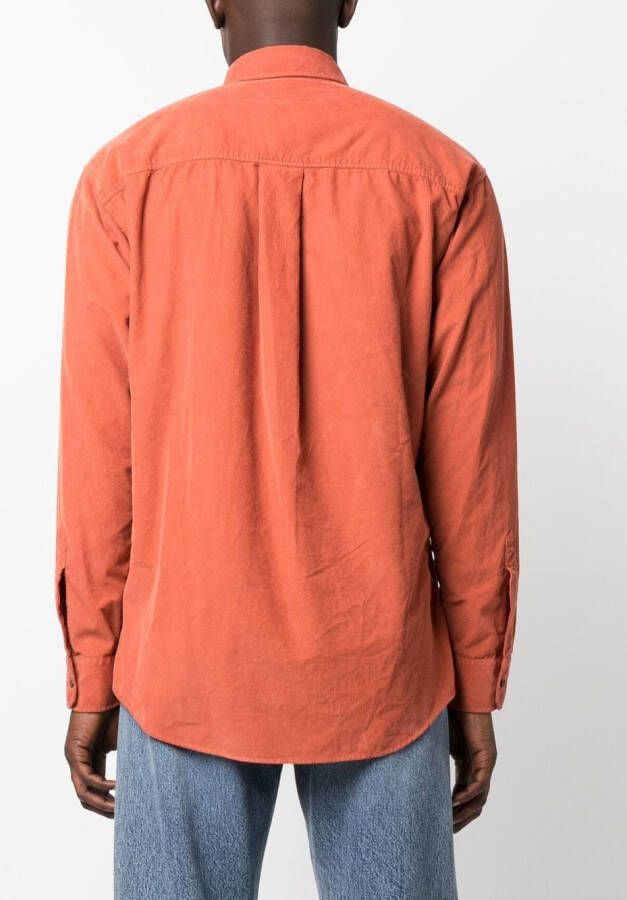 Dsquared2 Overhemd met logopatch Oranje