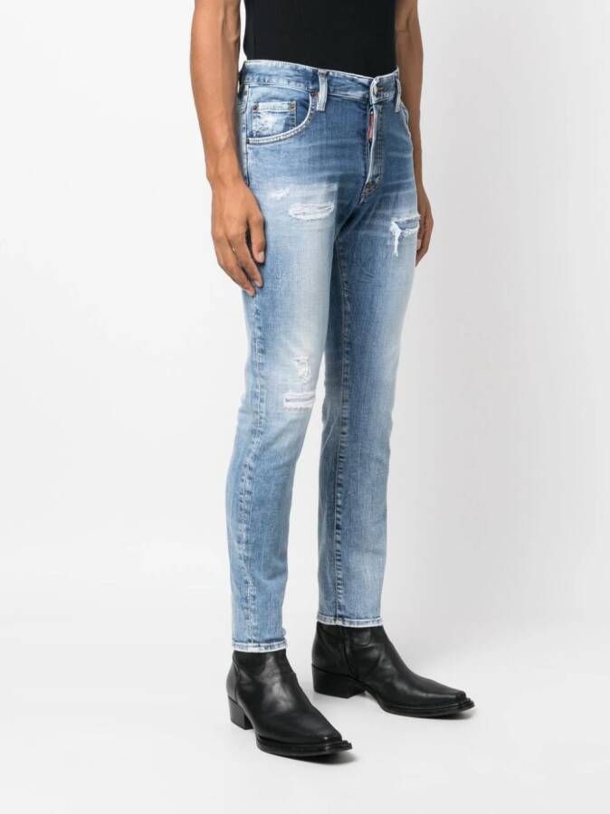 Dsquared2 Skinny jeans Blauw