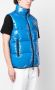 Dsquared2 logo patch padded gilet Blauw - Thumbnail 3