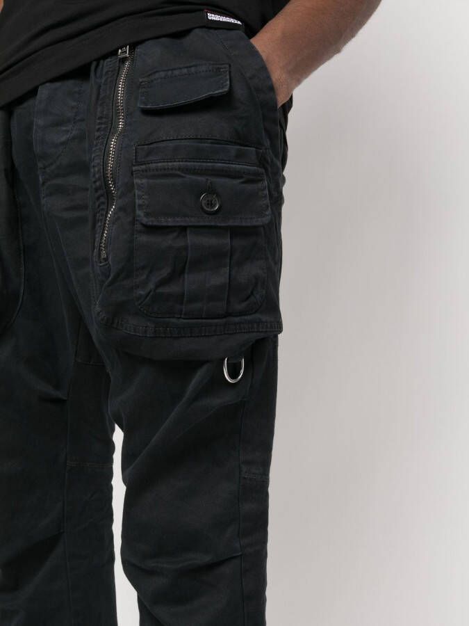 DSQUARED2 Broek met logopatch Zwart